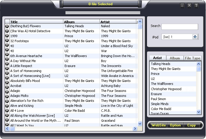 Ipod to pc transfer Build 2007 icon