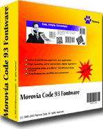 Morovia Code 93 Barcode Fontware icon