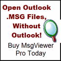 Outlook MSG File Viewer and Attachment E icon