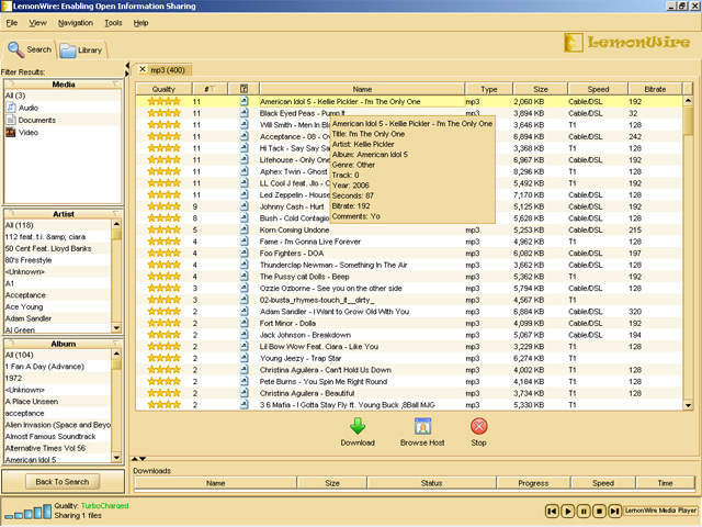 LemonWire Screenshot