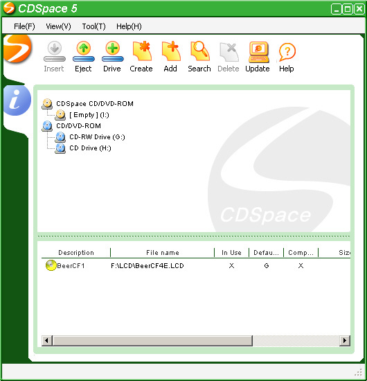 CDSpace Screenshot