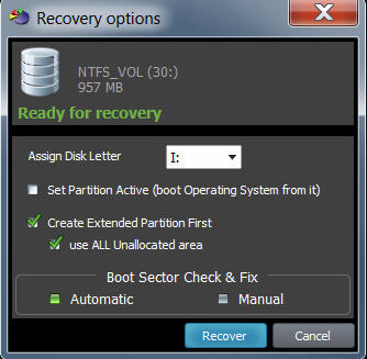 Active Partition Recovery Screenshot