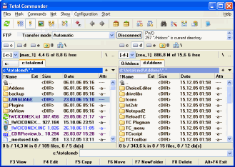 Windows Commander Screenshot