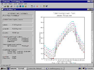 ComfortAir HVAC Software Screenshot