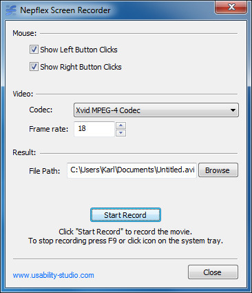 Rylstim Screen Recorder Screenshot