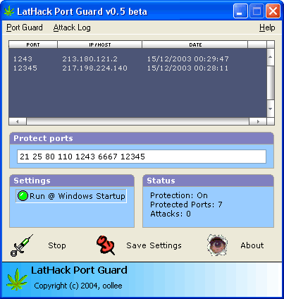 LatHack Port Guard Screenshot