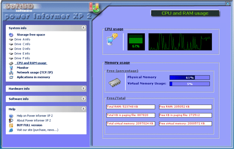 Power Informer XP 2 Screenshot