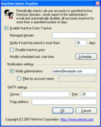 NetWrix Inactive Users Tracker Screenshot