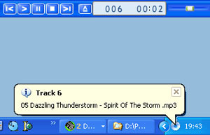 WinAmpBar Screenshot