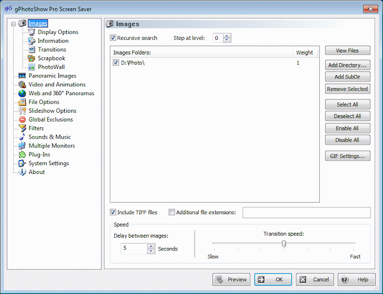 GPhotoShow Pro Screenshot