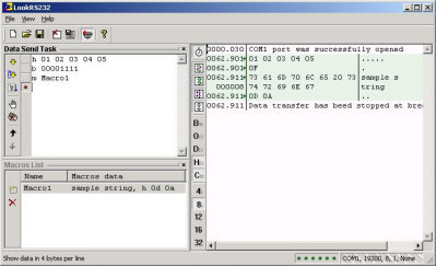 Look RS232 Screenshot