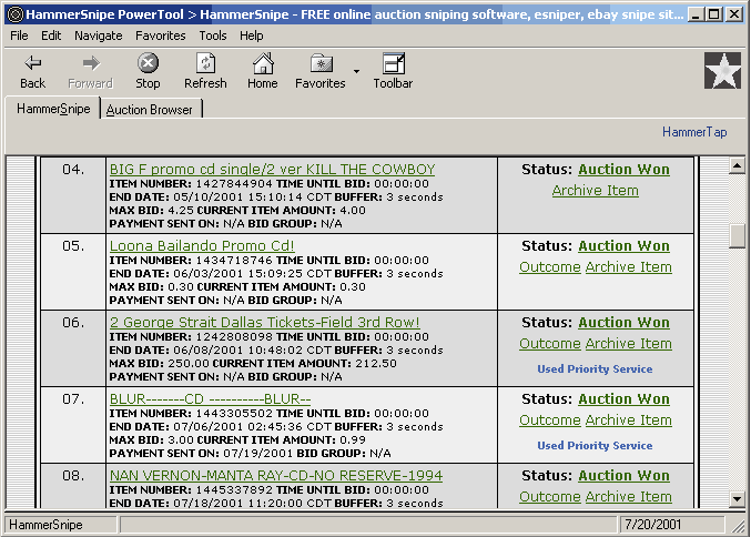 HammerSnipe PowerTool Screenshot