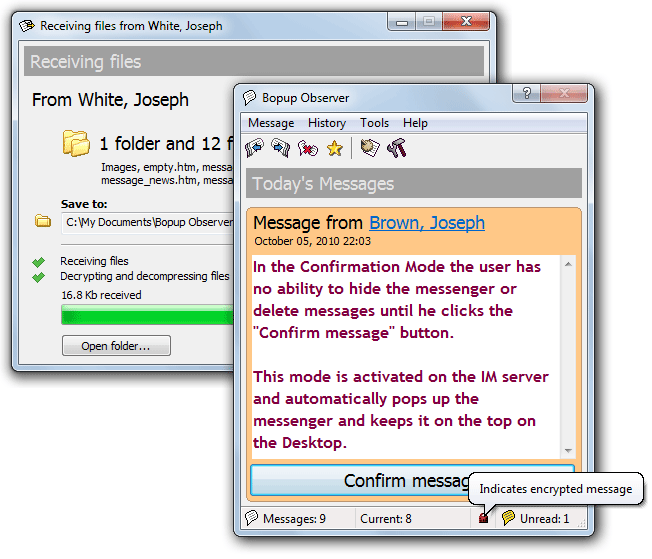 Bopup Observer Screenshot