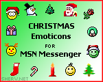 Christmas MSN Emoticons Screenshot