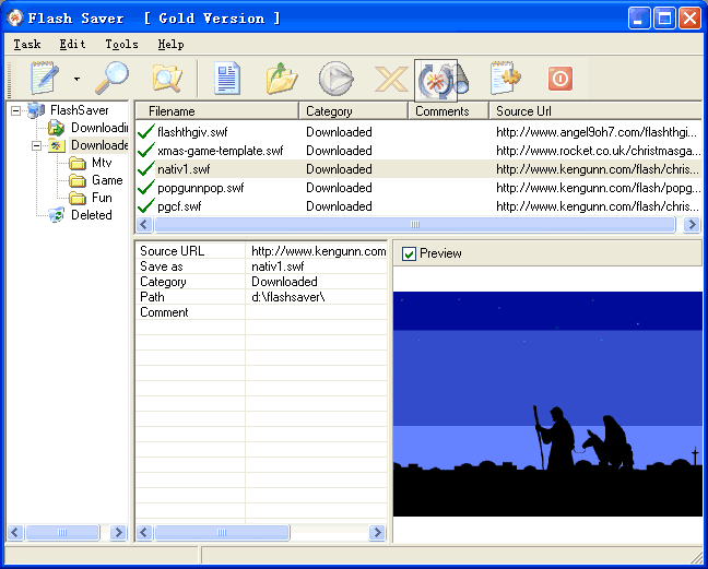 Flash Saver Screenshot