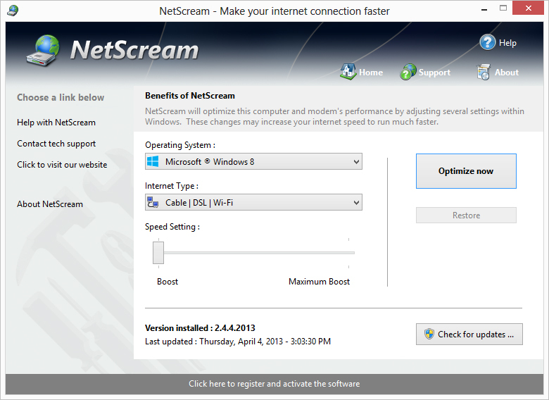 NetScream Screenshot